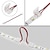 ieftine Baze Lampă &amp; Conectoare-10pcs 2 pini de culoare unică fără fir solderless LED-uri conectori banda bandă de sârmă pentru 8mm / 10 mm lățime flexibile led banda de lumini