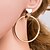 olcso Divat fülbevalók-Női Színes Függők Mértani Értékes Stílusos Luxus Európai Túlméretezett Fülbevaló Ékszerek Fekete / Fekete és arany / Arany Kompatibilitás Napi 1 pár