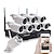 abordables Kits NVR-8ch 720p hd cctv caméra sans fil nvr kit système de sécurité wifi ip kit