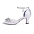 cheap Wedding Shoes-Women&#039;s Wedding Shoes Valentines Gifts Bling Bling Ankle Strap Heels Party Party &amp; Evening Wedding Sandals Bridal Shoes Bridesmaid Shoes Crystal Chunky Heel Peep Toe Basic Classic Satin Ankle Strap