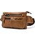 cheap Belt &amp; Waist Bags-Men&#039;s Bags Cowhide Fanny Pack Zipper for Daily Brown / Coffee
