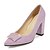 cheap Women&#039;s Heels-Women&#039;s Heels Daily Party &amp; Evening Chunky Heel PU Silver Black Purple