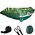 cheap Picnic &amp; Camping Accessories-Camping Hammock with Pop Up Mosquito Net Double Hammock Outdoor Automatic Open Hammock Portable Breathable Anti-Mosquito Parachute Nylon with Carabiners and Tree Straps for 2 person 250*120