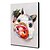 olcso Állatos festmények-Hang festett olajfestmény Kézzel festett - Állatok Pop-művészet Modern Anélkül, belső keret