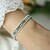preiswerte Armband-Damen Handgefertigte Gliederarmband Geflochten glücklich Asiatisch Böhmische Acryl Armband Schmuck Blau Für Geschenk Alltag