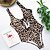 economico Costumi interi-Per donna Un pezzo Tankini Costume da bagno Leopardata Cammello Costumi da bagno All&#039;americana Costumi da bagno