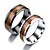 voordelige Herenringen-Heren Bandring Ring Staartring 1pc Zwart Zilver Titanium Staal Cirkelvormig Standaard Modieus Lahja Dagelijks Sieraden Cool