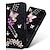 voordelige Hoesjes / covers voor Huawei-telefoon hoesje Voor Huawei Wallet Card Case P40 P40 Pro P20 P20 Pro P20 lite P30 P30 Pro P30 Lite P10 Lite P10 Kaarthouder met standaard Magnetisch Vlinder Glitterglans PU-nahka