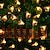 cheap Solar String Lights-3M Solar Powered Bee String Lights, 20 LEDs Waterproof Outdoor Lights with Mounting Bracket  for Christmas, Patio, Yard, Warm White, White Multicolor, Blue