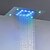 cheap Rain Shower-Contemporary Rain Shower Painted Finishes Feature - LED / Shower / Rainfall, Shower Head
