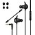abordables Écouteurs filaires-litbest t5 filaire intra-auriculaire écouteur de jeu filaire antibruit stéréo avec microphone amovible pour téléphone portable pc ps4 xbox