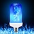 ieftine Becuri Globe LED-becuri cu flacără led 7w e27 flacără pâlpâitoare elemente de recuzită pentru Halloween economisirea energiei pentru festival de Halloween Paty de Crăciun ac85-265v