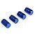 cheap Automotive Exterior Accessories-4Pcs Blue Aluminum Alloy Car Tire Wheel Cap Valve Cover Fine Seal Dust-proof Air Valve Caps