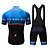 abordables Ensembles de vêtements pour hommes-Homme Manches Courtes Maillot et Cuissard Avec Bretelles Velo Cyclisme Polyester Noir Blanche Jaune Rayure Vélo Ensembles de Sport Respirable Séchage rapide Evacuation de l&#039;humidité Des sports Rayure