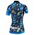 cheap Women&#039;s Cycling Clothing-Malciklo Women&#039;s Short Sleeve Cycling Jersey Black Orange Yellow Floral Botanical Plus Size Bike Jersey Top Mountain Bike MTB Road Bike Cycling Breathable Quick Dry Anatomic Design Sports Spandex