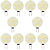 Недорогие Светодиодные двухконтактные лампы-10шт 4 вт двухштырьковые светодиодные фонари 300 лм g4 t 15 светодиодные бусины smd 5730 теплый белый белый 12 в
