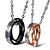 cheap Ожерелья и подвески-1pc Pendant Necklace For Men&#039;s Women&#039;s Daily Promise Titanium Steel Classic Blessed
