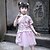 Χαμηλού Κόστους Παιδικά Ρούχα Χορού-Παιδικά Ρούχα Χορού Χανφού Κοριτσίστικα Επίδοση POLY / Τούλι Σχέδιο / Στάμπα Κοντομάνικο Φυσικό Φούστες