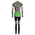 ieftine Seturi de îmbrăcăminte pentru bărbați-Malciklo Pentru femei Jersey de ciclism cu colanți Manșon Lung Ciclism montan Ciclism stradal Iarnă Negru Verde Mov #D Noutate Bicicletă Costume Lycra Pad 3D Respirabil Uscare rapidă Dungi / Avansat