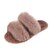 cheap Women&#039;s Slippers &amp; Flip-Flops-Women&#039;s Slippers &amp; Flip-Flops Daily Flat Heel Open Toe Walking Rabbit Fur Black Khaki Beige