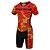 abordables Ropa Triatlón Mujer-Malciklo Hombre Manga Corta Traje de triatlón Amarillo Rojo Verde claro Británico Bicicleta Transpirable Secado rápido Deportes Geométrico triatlón Ropa / Alta elasticidad / Ropa Deportiva / Avanzado