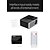 cheap Projectors-UNIC T200 Mini Portable Pocket LED Projector Home HD Children&#039;s Home Theater Projector Multimedia Player Compatible Support HDMI/USB/DC/AV/TF Card 5V-2A Power Black