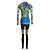 ieftine Seturi de îmbrăcăminte pentru bărbați-Malciklo Pentru femei Jersey de ciclism cu colanți Manșon Lung Ciclism montan Ciclism stradal Iarnă Negru Verde Mov #D Noutate Bicicletă Costume Lycra Pad 3D Respirabil Uscare rapidă Dungi / Avansat