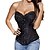 abordables Corsets et lingerie sculptante-Normal Polyester Corset Super sexy Jacquard Occasion spéciale Lisse Corsets