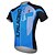 cheap Women&#039;s Cycling Clothing-ILPALADINO Men&#039;s Cycling Jersey Short Sleeve Bike Jersey Top with 3 Rear Pockets Mountain Bike MTB Road Bike Cycling Breathable Ultraviolet Resistant Quick Dry Green White Purple Patchwork Polyester