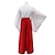 billige Anime-kostymer-Inspired by InuYasha Cookie Anime Anime Cosplay Costumes Japanese Cosplay Suits Solid Color Long Sleeve Coat Pants For Women&#039;s