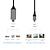 abordables Cables HDMI-usb 3.1 tipo c a adaptador de cable de audio y video compatible con hdmi modo espejo modo extensor ma m 1080p plug and play 1.8m 6ft