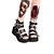 billiga Lolita-skor-Dam Skor Sandaler Punk Kilklack Skor Enfärgad 7 cm Svart PU läder Halloween kostymer