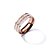 levne Pánské prsteny-Pánské Band Ring Prsten Tail Ring 1ks Růžové zlato Stříbrná Nerez Titanová ocel Kulatý Základní Módní Dar Denní Šperky Cool