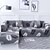 abordables Housse de canapé-Housse de canapé Romantique Teinture Mélange de Polyester &amp; Coton Literie