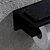 billige Toalettrullholdere-toalettpapirholder veggmontert baderomspapirrullhenger rustfritt stål med mobiltelefonoppbevaringshylle matt svart 1stk