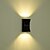 billige Utendørs Vegglamper-Matt LED Moderne Moderne Utendørs Vegglamper Utendørs Garage Metall Vegglampe IP65 Generisk 5 W