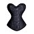 abordables Corsets et lingerie sculptante-Normal Polyester Corset Super sexy Jacquard Occasion spéciale Lisse Corsets