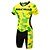 abordables Ropa Triatlón Mujer-Malciklo Hombre Manga Corta Traje de triatlón Amarillo Rojo Verde claro Británico Bicicleta Transpirable Secado rápido Deportes Geométrico triatlón Ropa / Alta elasticidad / Ropa Deportiva / Avanzado