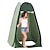 cheap Tents, Canopies &amp; Shelters-1 person Shower Tent Pop up tent Privacy Tent Outdoor Portable Breathable Easy to Install Single Layered Pop Up Dome Camping Tent 2000-3000 mm for Camping Traveling Outdoor PU Leather 190*120*120 cm