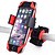 abordables Supports et supports de montage-Support de Téléphone Vélo Ajustable Vol rotatif de 360 degrés GPS pour Vélo de Route Vélo tout terrain / VTT Moto Silicone ABS iPhone X iPhone XS iPhone XR Cyclisme Rouge Noir 1 pcs