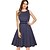levne Historické a vintage kostýmy-Vintage Inspired Vacation Dress Dress Prom Dress Women&#039;s Spandex Costume Yellow / Blue / Blue / White Vintage Cosplay Sleeveless Knee Length