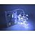 billige LED-kædelys-2m Fleksible LED-lysstriber Lysslynger 20 lysdioder Varm hvid Hvid Rød Kreativ Fest Bryllup AA Batterier Powered