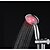 abordables Duchador-3 colores cambian el agua accionado llevó la temperatura de pantalla digital pantalla táctil baño de mano de cabeza de ducha cabezal de ducha rociador de agua