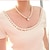 cheap Necklaces-Women&#039;s Pendant Necklace Necklace Imitation Pearl Beige Gray 45 cm Necklace Jewelry 1pc For Daily Holiday School Street Festival / Pearl Necklace