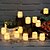 billige Dekor- og nattlys-12pcs Flameless Candles Liten størrelse LED