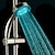 billiga Handdusch-LED-duschhuvudets färg ändrar 2 vattenläge 7-färgs glödljus byter automatiskt handhållet duschhuvud