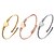 Χαμηλού Κόστους Βραχιόλια-Εξατομικευμένη Προσαρμοσμένη Βραχιόλι Τιτάνιο Ατσάλι Κλασσικό Ονομα Χαραγμένο Δώρο Υπόσχεση Φεστιβάλ Κύκλος Σχήμα καρδιάς 1 τεμ Χρυσό Τριανταφυλλί Ασημί Χρυσό / Χαρακτική με Λέιζερ