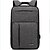 Χαμηλού Κόστους Σακίδια Πλάτης-Νάιλον Φερμουάρ Τσάντα φορητού υπολογιστή Γραφείο &amp; Καριέρα Μαύρο / Γκρίζο / Ανδρικά