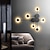 ieftine Lumini Flush Perete-lumini de perete moderne de tip stil nordic creativ lumini de perete din dormitor camera de zi ip54 220-240v 5 w