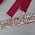 baratos Faixas para Vestidos de Festa-Gemstone &amp; Crystal / Other / Taffta Wedding / Birthday Sash With Belt / Crystals / Rhinestones Women&#039;s Sashes / Rhinestone Ribbon